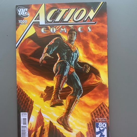 (C39) DC Comics Action Comics #1000 2018 Superman Bermejo Variant - Picture 1 of 8
